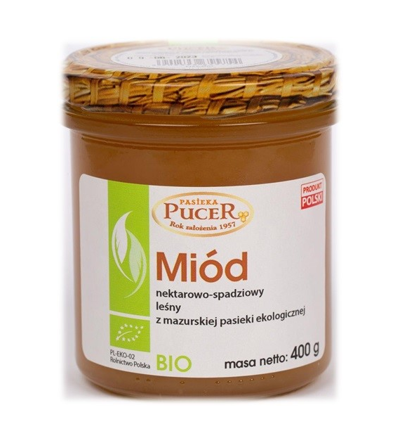 Miód nektarowo-spadziowy leśny BIO 400 g
