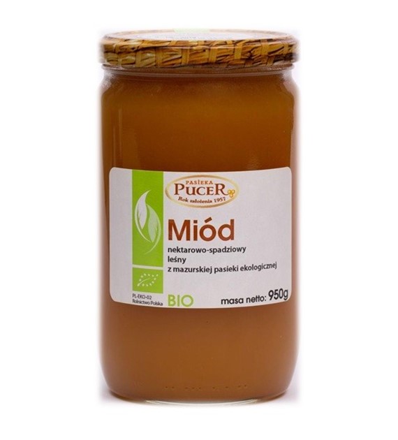 Miód nektarowo-spadziowy leśny BIO 950 g