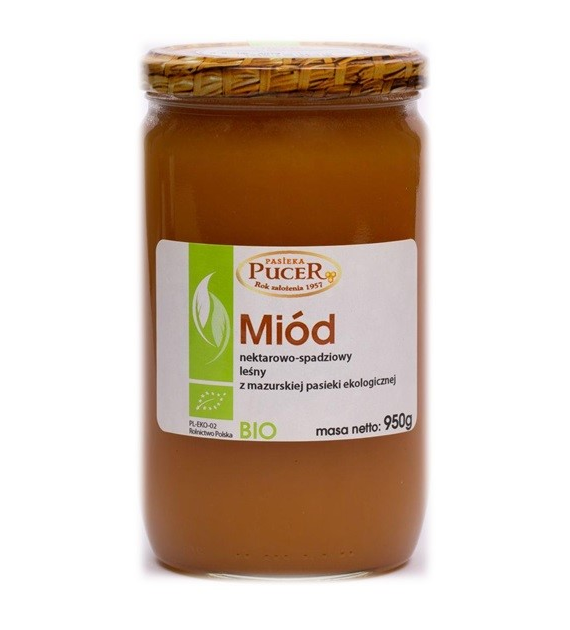 Miód nektarowo-spadziowy leśny BIO 950 g