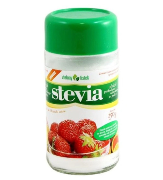 Słodzik puder 150 g Stevia Zielony Listek