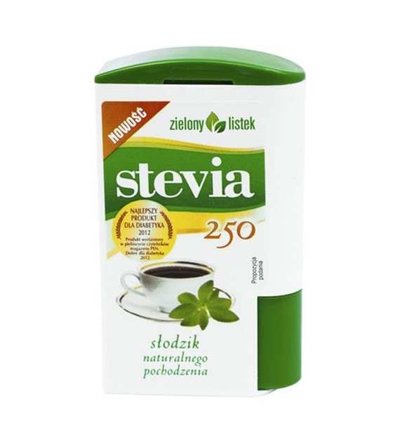 Słodzik 250 tabletek Stevia Zielony Listek