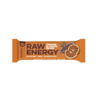 Baton RAW ENERGY pomarańcz-ziarna kakao BEZGL. 50 g