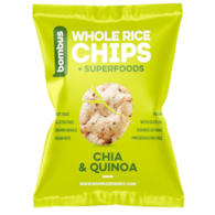 Chipsy ryżowe pełnoziarniste z chia i quinoa BEZGL. 60 g