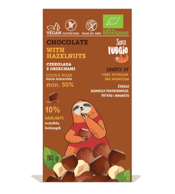 Czekolada z orzechami laskowymi BIO 50 g