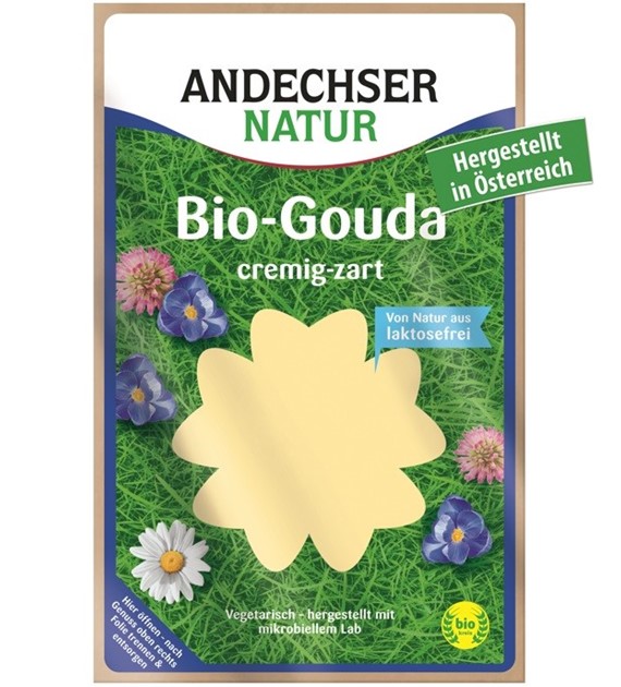 Ser gouda w plastrach 48% tł. B/L BIO 150 g