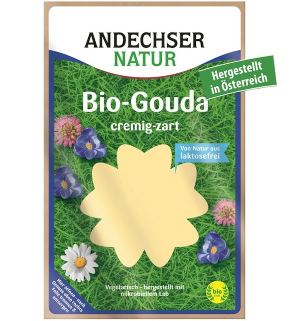 Ser gouda w plastrach 48% tł. B/L BIO 150 g
