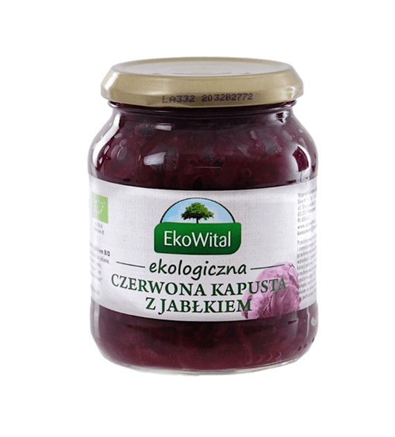 Kapusta czerwona z jabłkiem BIO 340 g