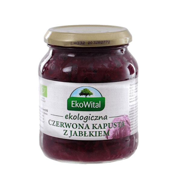 Kapusta czerwona z jabłkiem BIO 340 g