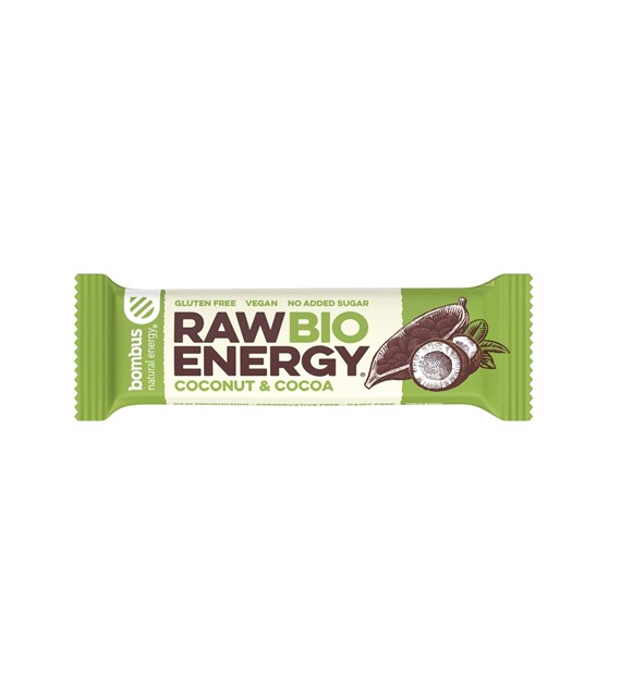 Baton RAW ENERGY BIO kokos-kakao BEZGL. BIO 50 g