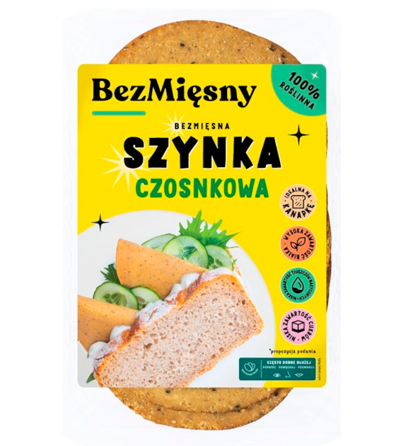 Wegańska szynka czosnkowa 120 g