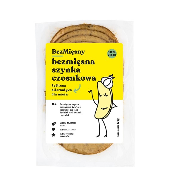 Wegańska szynka czosnkowa 120 g