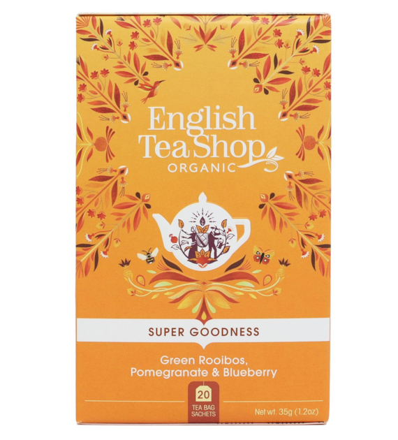Herbata zielona z Rooibos,granatem i jagodą (20x1,75) BIO 35 g