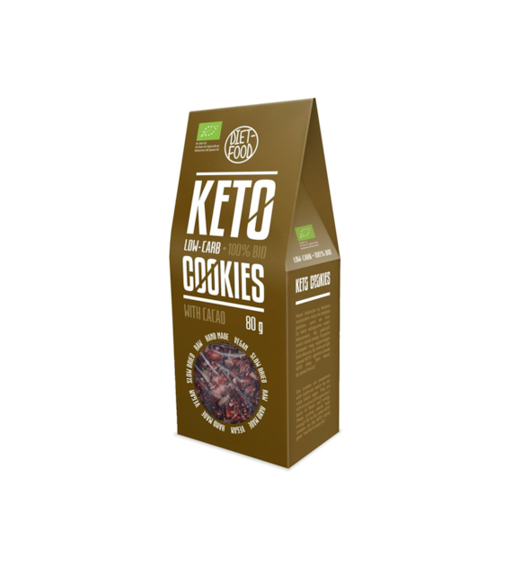 Ciasteczka KETO z kakao BIO 80 g