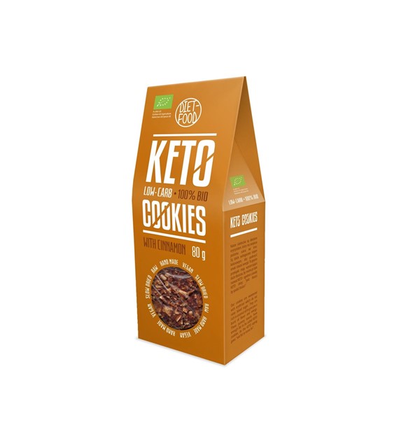 Ciasteczka KETO z cynamonem BIO 80 g