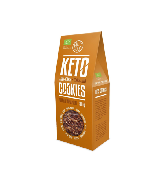 Ciasteczka KETO z cynamonem BIO 80 g