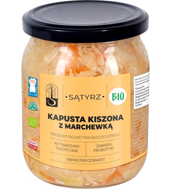 Kapusta kiszona z marchewką BIO 450 g