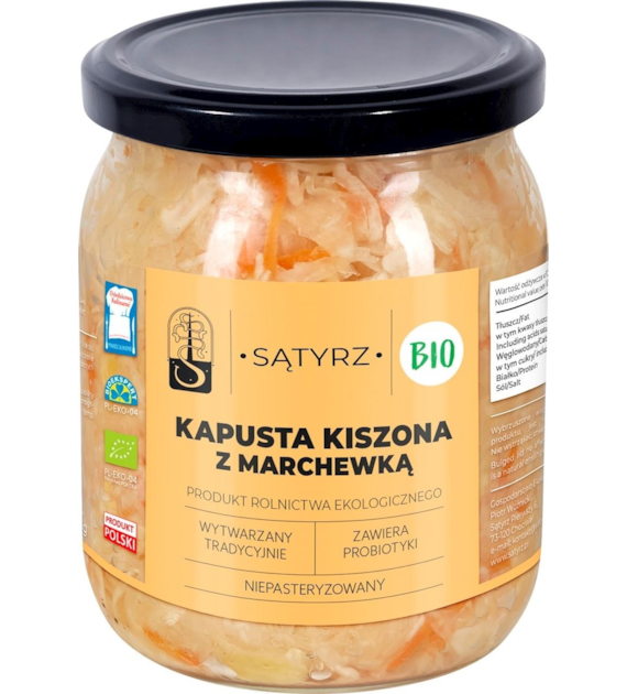 Kapusta kiszona z marchewką BIO 450 g