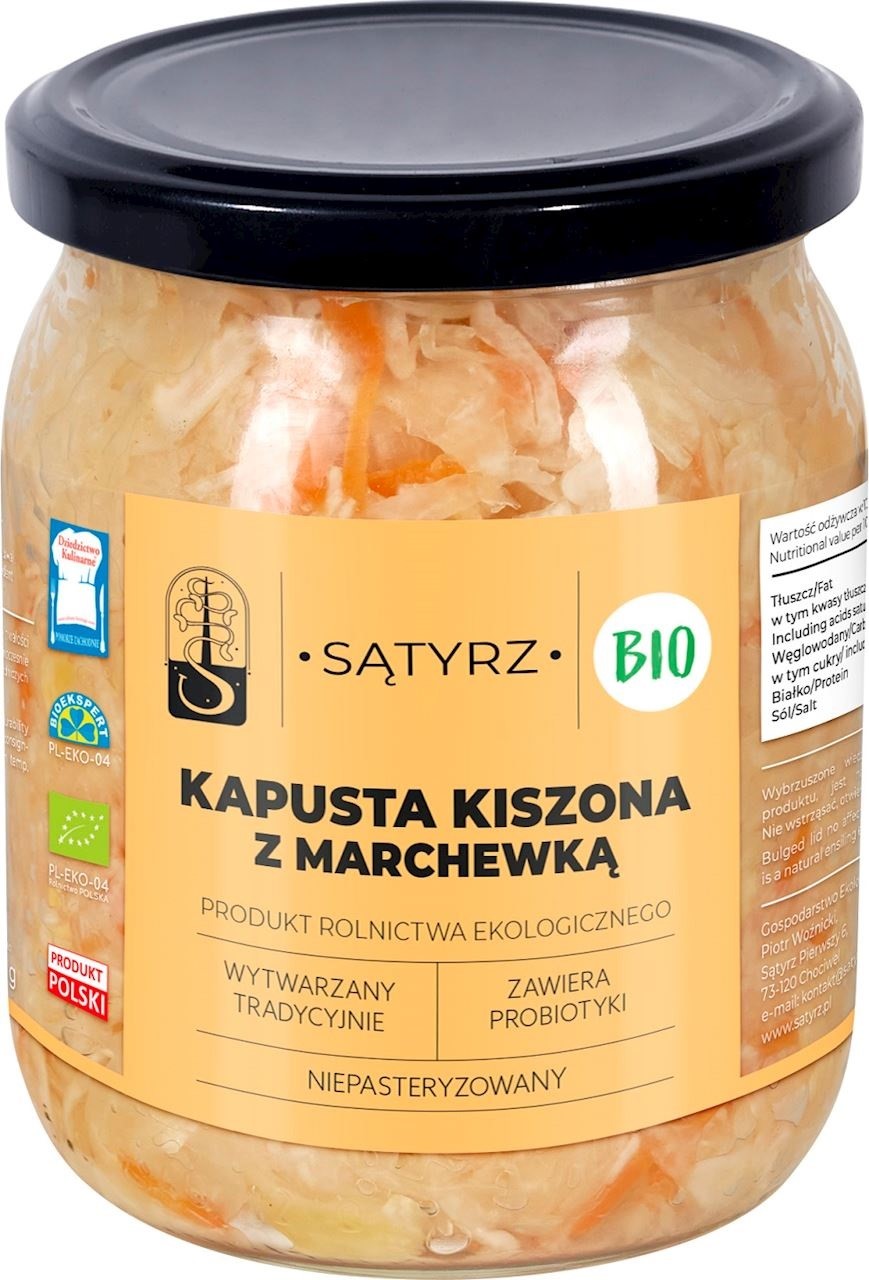 Kapusta kiszona z marchewką BIO 450 g