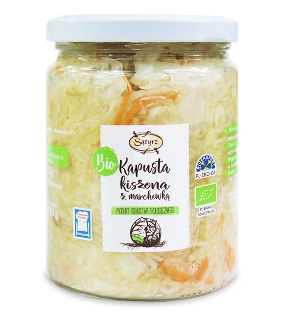 Kapusta kiszona z marchewką BIO 800 g