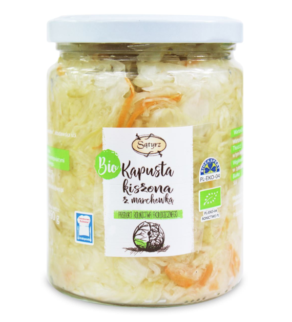 Kapusta kiszona z marchewką BIO 800 g