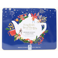 Zestaw herbatek Premium Holiday Collection w ozdobnej niebieskiej puszce BIO 72g BN