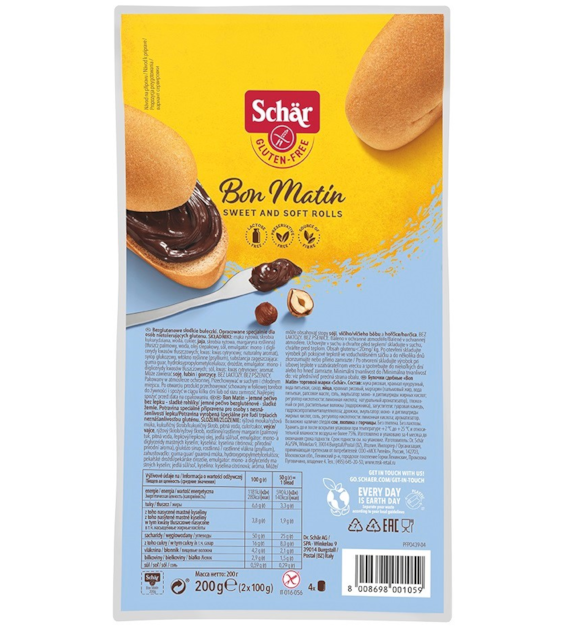 Bon matin- słodkie bułeczki BEZGL. (4x50 g) 200 g