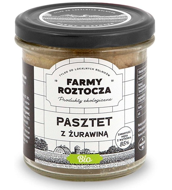 Pasztet z żurawiną BIO 180 g