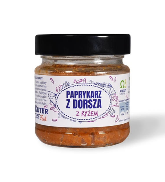 Paprykarz z dorsza z ryżem 155 g