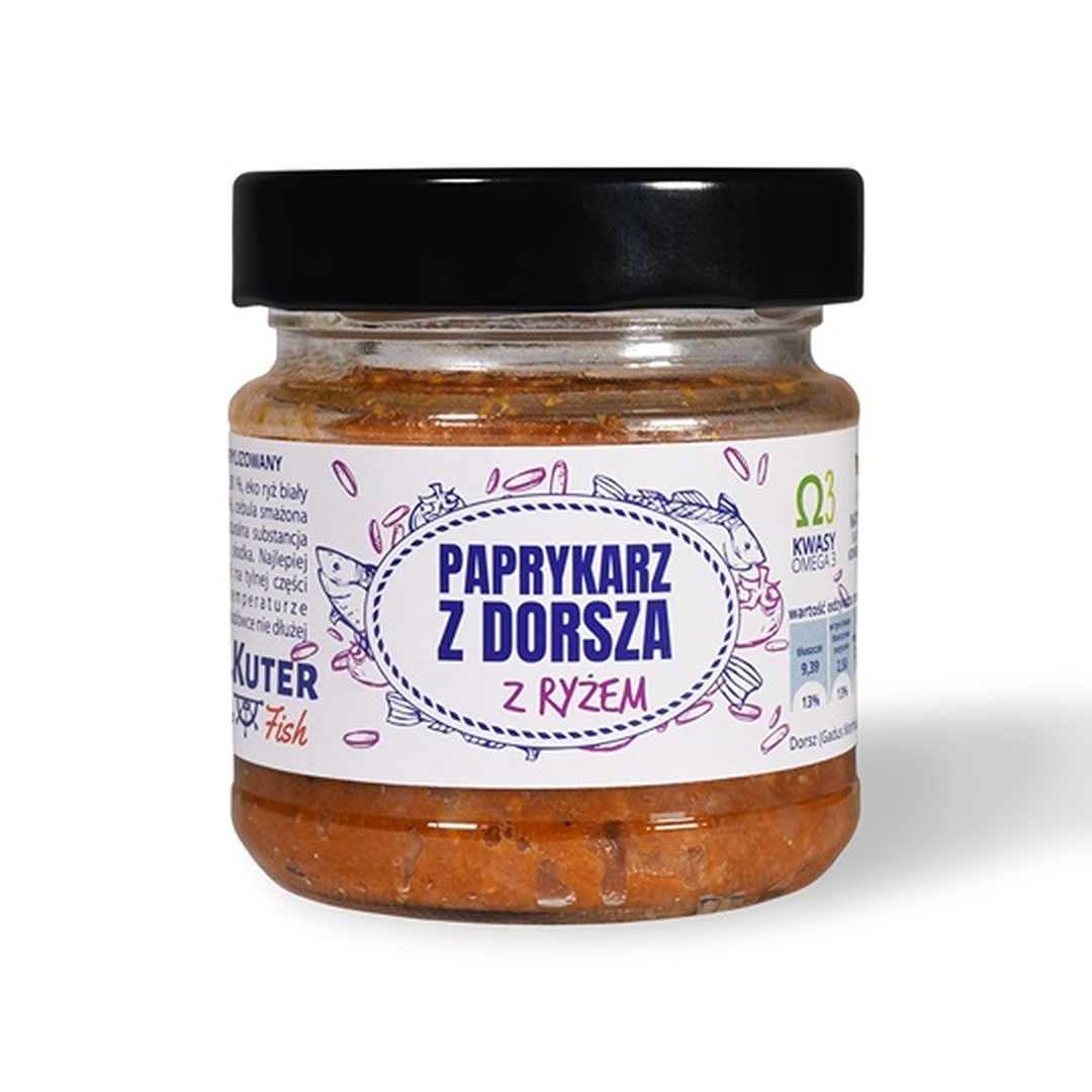 Paprykarz z dorsza z ryżem 155 g