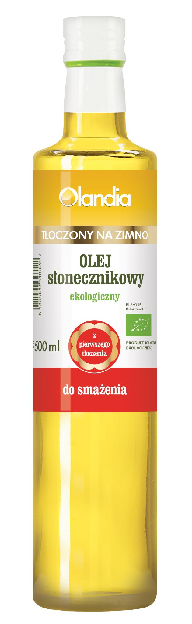 Olej słonecznikowy do smażenia  BIO 500 ml