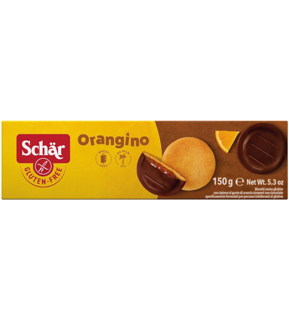 Orangino- biszkopty w czekoladzie BEZGL. 150 g
