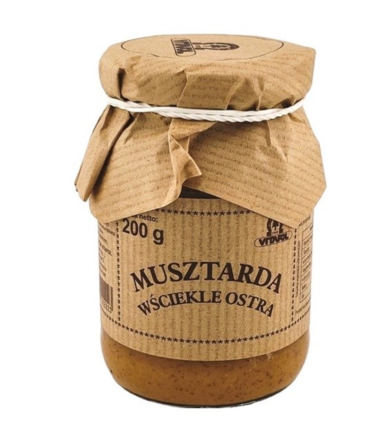 Musztarda wściekle ostra 210 g