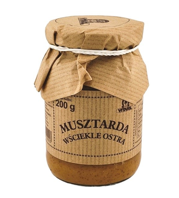Musztarda wściekle ostra 210 g