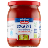 Gołąbki wegetariańskie z ryżem naturalnym BEZGL 480 g