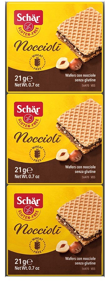 Noccioli- wafelki orzechowe BEZGL. 63 g