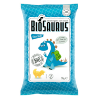 Chrupki kukurydziane Dinozaury z solą morską BEZGL. BIO 30 g