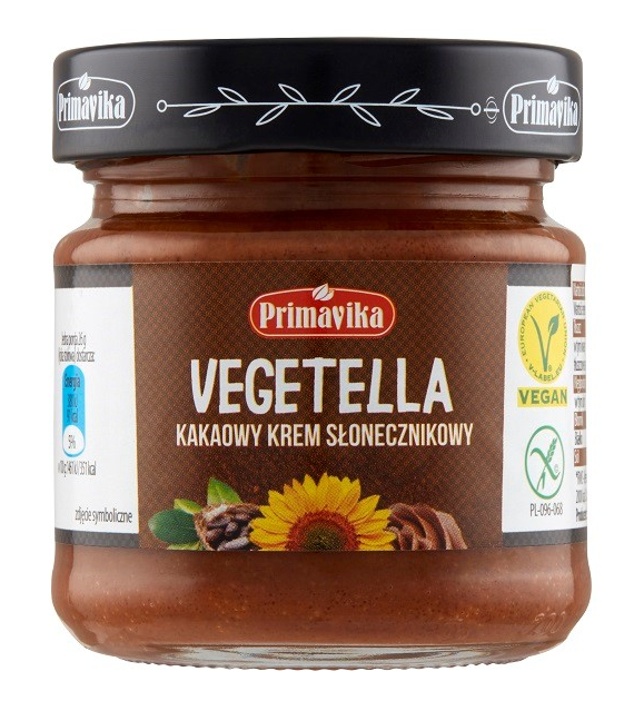 Vegetella - kakaowy krem słonecznikowy 160g