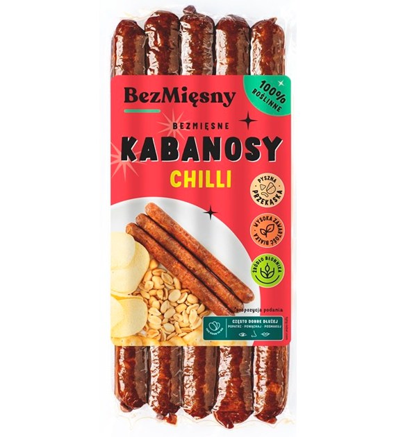 Wegańskie kabanosy chilli 160 g