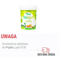 Jogurt naturalny 4%  tł. BIO 330 g