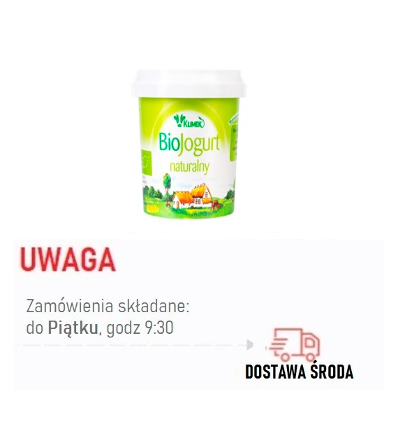 Jogurt naturalny 4%  tł. BIO 330 g
