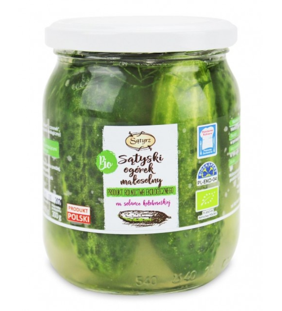 Ogórki kwaszone małosolne BIO 400 g