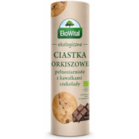 Ciastka orkiszowe pełnoziarniste z kawałkami czekolady BIO 250 g