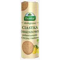 Ciastka orkiszowe pełnoziarniste z cytryną i imbirem BIO 250 g
