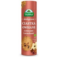 Ciastka owsiane z owocami i orzechami BIO 250 g
