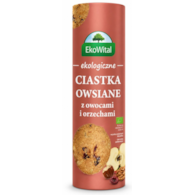 Ciastka owsiane z owocami i orzechami BIO 250 g