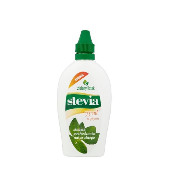 Słodzik w płynie 75 ml Stevia Zielony listek