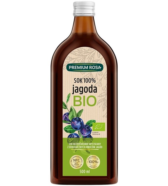 Jagoda sok 100%  BIO  B/C 500ml