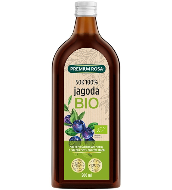 Jagoda sok 100%  BIO  B/C 500ml