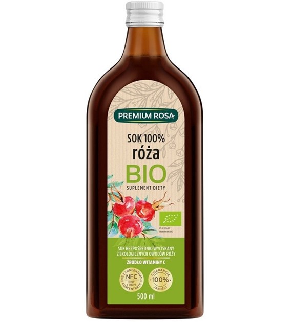 Dzika Róża sok 100%  BIO  B/C 500ml