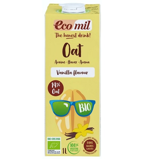 Napój owsiany o smaku waniliowym BIO 1L